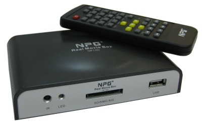 Npg Real Movie Box Np100 Reproductor Multimedia Tv